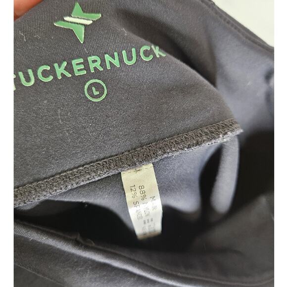 Tuckernuck Womens Black White Size Large Piping Athletic Legging Run Pull On - Picture 3 of 3